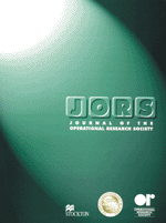 Journal of the Operational Research Society cover