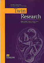 Twin Research cover